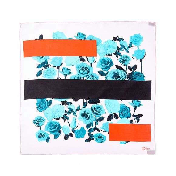Dior Silk Scarf Pink
